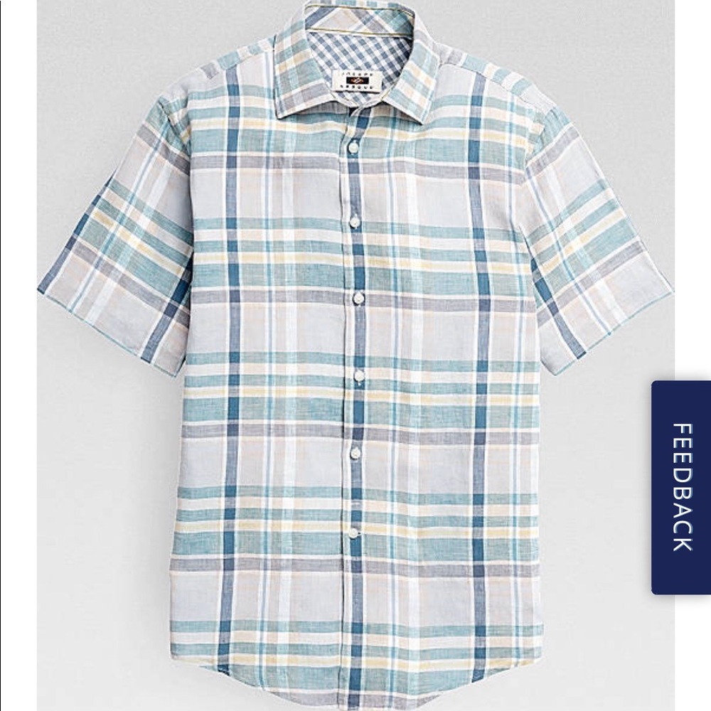 Joseph Abboud Shirt- Plaid- XL